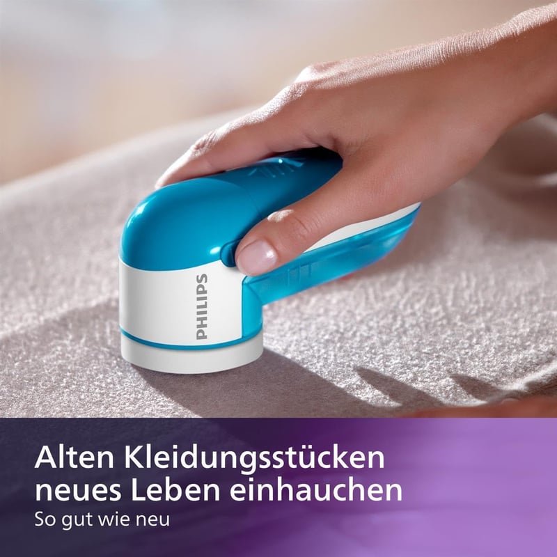 Philips GC026 Szövetgombremegő 2 fokozatú, elemmel működő kék