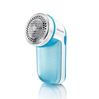 Odstraňovač žmolkov Philips GC026, 2 stupne nastavenia výšky, na batérie – modrý 1