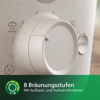 Philips HD2640/10 Conscious Collection kenyérpirító, 8 barnítási fokozat - krémfehér 4