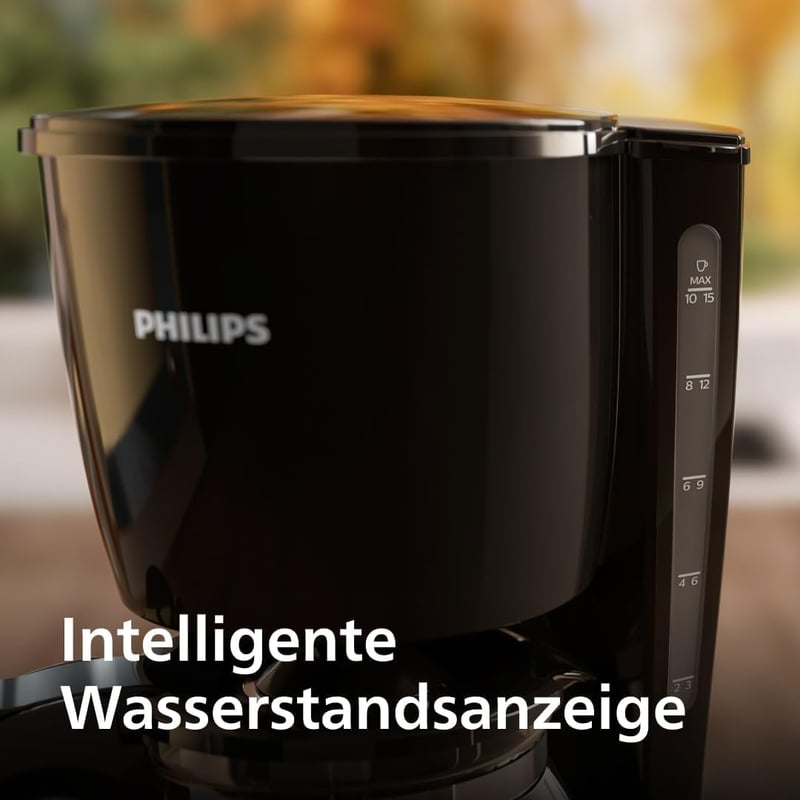 Philips HD7461/20 Daily Aroma Swirl kávéfőző üvegkancsóval fehér-fekete