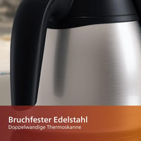 Philips HD7546 Gaia filteres kávéfőző termoszkancsóval, fekete 4
