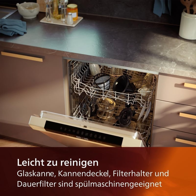 Philips HD7900/50 kávéfőző beépített kávédarálóval, 1,25L üvegkancsó, intenzitásszabályozás