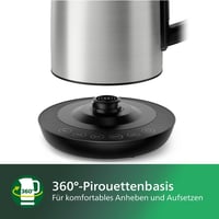 Philips HD9359/90 rozsdamentes vízforraló 1,7L, 2200W, meleg tartás funkcióval 3