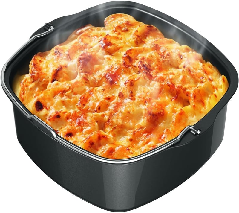 Philips HD9925/01 Airfryer sütőkészlet - sütőtálca és muffin formák, fém, fekete/piros
