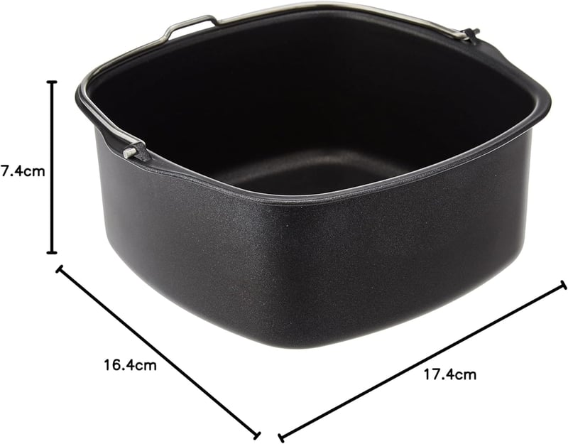 Philips HD9925/01 Airfryer sütőkészlet - sütőtálca és muffin formák, fém, fekete/piros