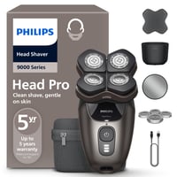 Aparat de ras pentru cap Philips Pro Series 9000 HS9980/15 pentru bărbați și femei, cap de bărbierit flexibil la 360 de grade, lame ComfortCut 1