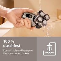 Aparat de ras pentru cap Philips Pro Series 9000 HS9980/15 pentru bărbați și femei, cap de bărbierit flexibil la 360 de grade, lame ComfortCut 8