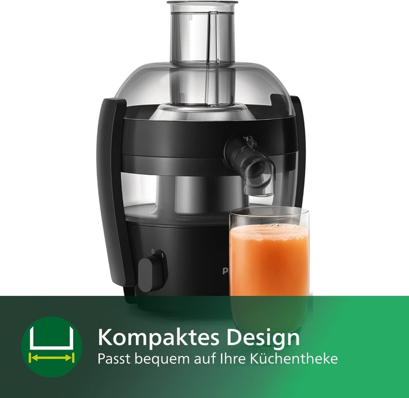 Philips HR1832 Viva Collection gyümölcscentrifuga 500W kompakt fekete