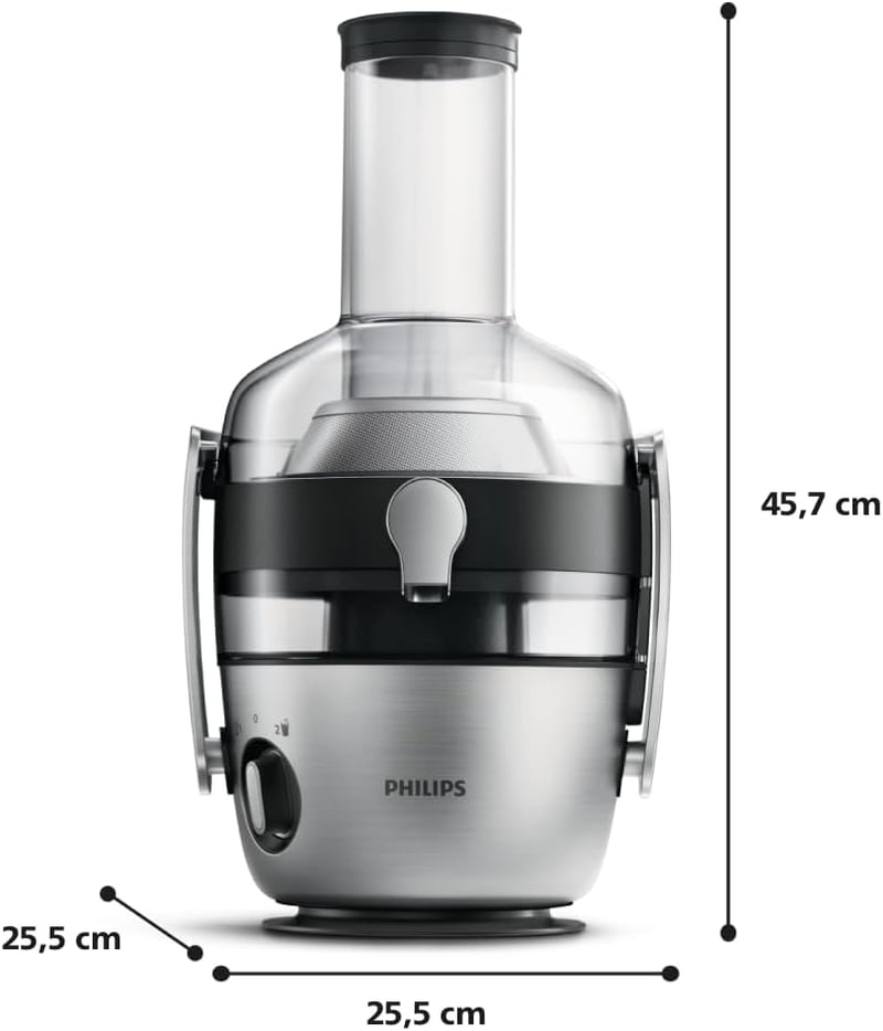 Philips HR1921/20 Gyümölcscentrifuga FibreBoost 1100W Rozsdamentes Acél