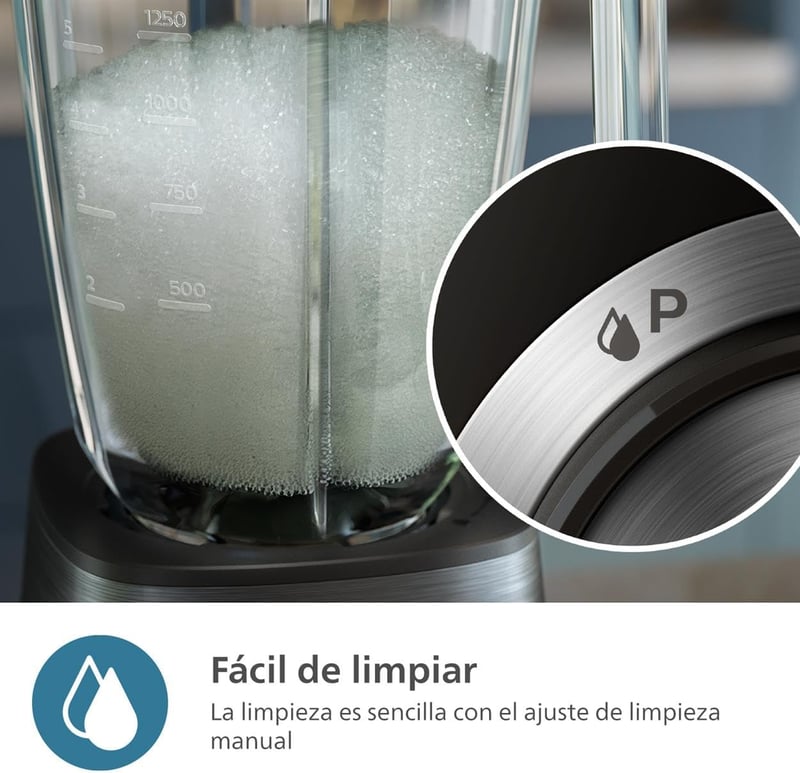 Philips HR3020 5000 Series 1000W Turmixgép ProBlend Plus Technológiával, 2L Kapacitás