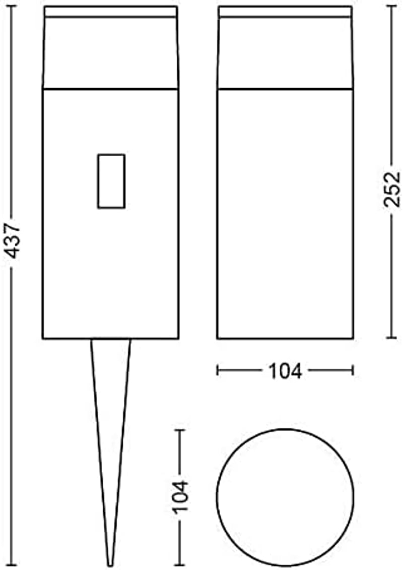 Philips Hue Calla kültéri LED lámpa, 16 millió szín, dimmer, Alexa kompatibilis - 1 piece (pack of 1)