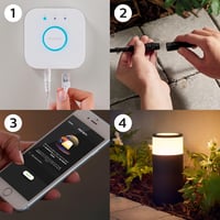 Philips Hue Calla kültéri LED lámpa, 16 millió szín, dimmer, Alexa kompatibilis - 1 piece (pack of 1) 2