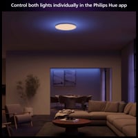 Philips Hue Datura Mennyezeti LED Panel Lámpa, Kis méret, 38,4 cm átmérő, Fehér, Okos Világítás 4