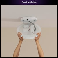 Philips Hue Datura Mennyezeti LED Panel Lámpa, Kis méret, 38,4 cm átmérő, Fehér, Okos Világítás 7