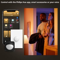 Philips Hue Datura Mennyezeti LED Panel Lámpa, Kis méret, 38,4 cm átmérő, Fehér, Okos Világítás 6