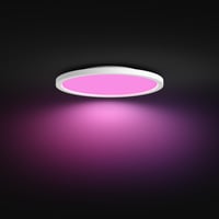 Inteligentné stropné LED svietidlo Philips Hue Devote, White and Color Ambiance, okrúhle 43 cm, 23 W, 2900 lm, biely rám, do obývačky, kuchyne a na chodbu 2