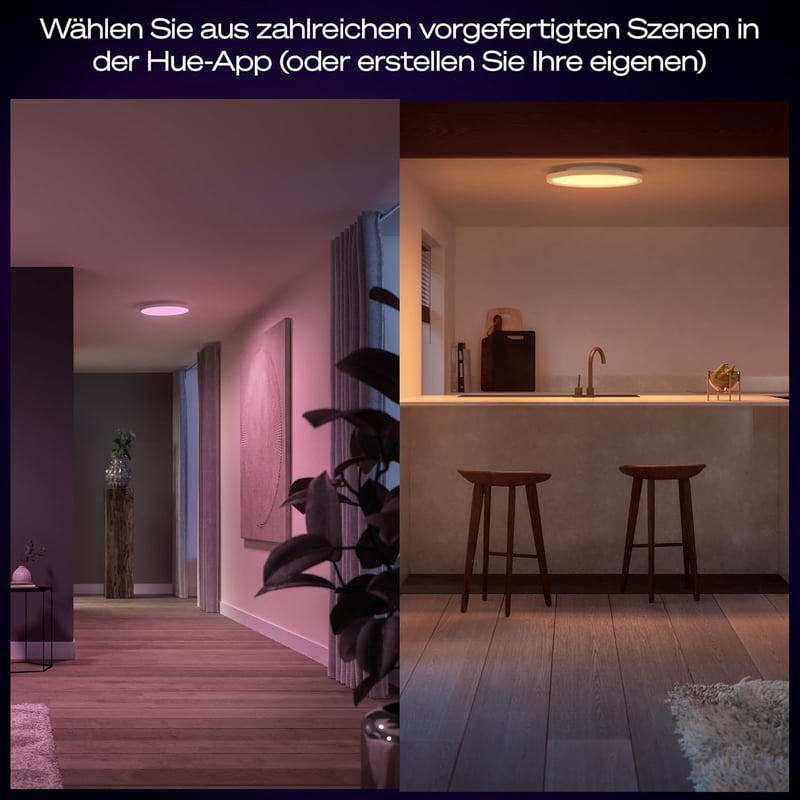 Philips Hue Devote okos LED panel 30cm, fehér és színes, 2000 lumen