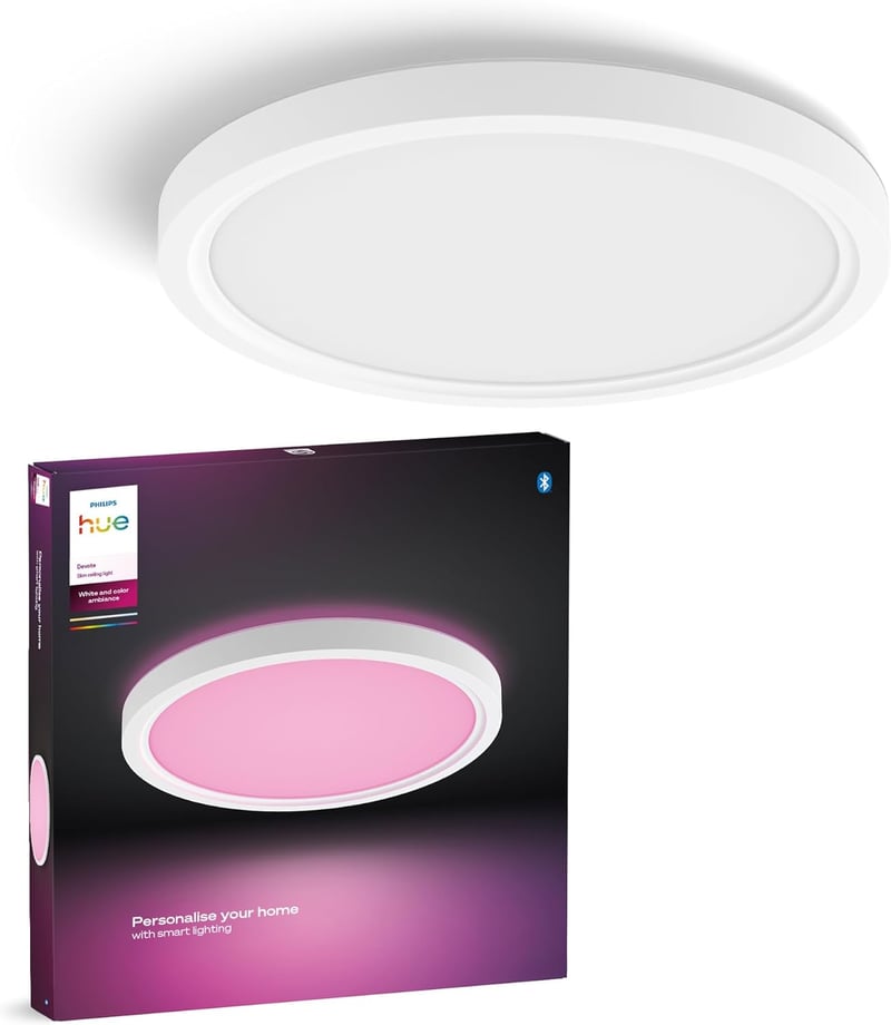 Philips Hue Devote okos LED panel 30cm, fehér és színes, 2000 lumen