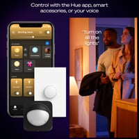Philips Hue Devote Slim mennyezeti lámpa, S méret, 291 mm, kerek, 2 db, fehér 5