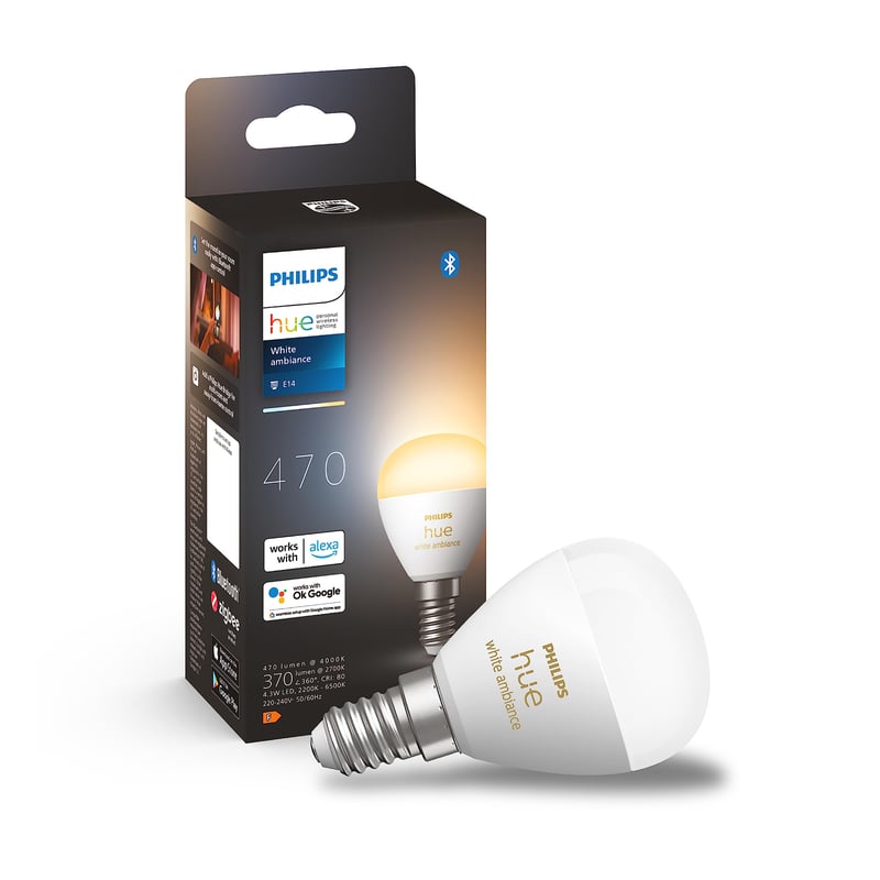 Bec LED Philips Hue E14 470 lm - Iluminat Smart Home, Sursă de lumină eficientă energetic
