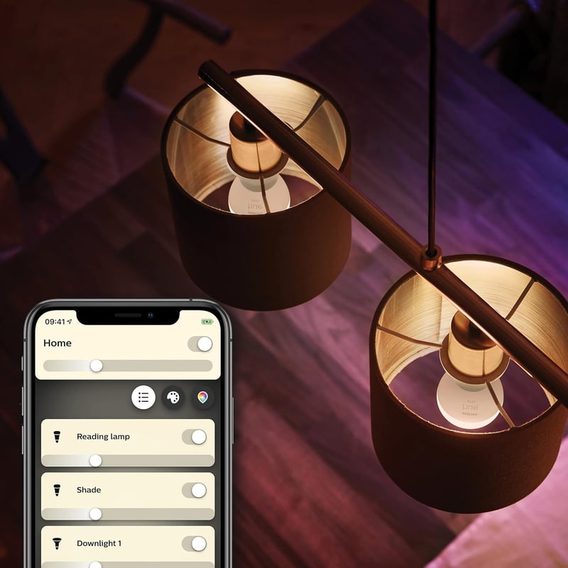 Philips Hue E14 LED izzó csepp forma, dimmelhető meleg fehér, okos vezérlés - Pack of 1, Single, White