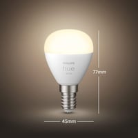 Philips Hue E14 LED izzó csepp forma, dimmelhető meleg fehér, okos vezérlés - Pack of 1, Single, White 3