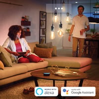 Bec LED Philips Hue E27 Filament Globe Mare - Lampă Smart Vintage Sferică, Intensitate Reglabilă 7