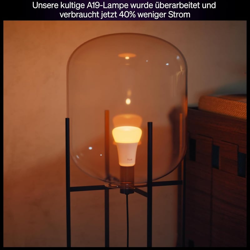 Philips Hue E27 okos LED izzó, fehér ambiance, 2 db, dimmelhető - 2-pack, White, Modern