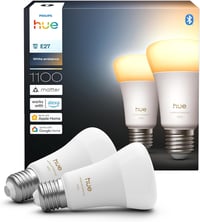 Philips Hue E27 okos LED izzó, fehér ambiance, 2 db, dimmelhető - 2-pack, White, Modern 1