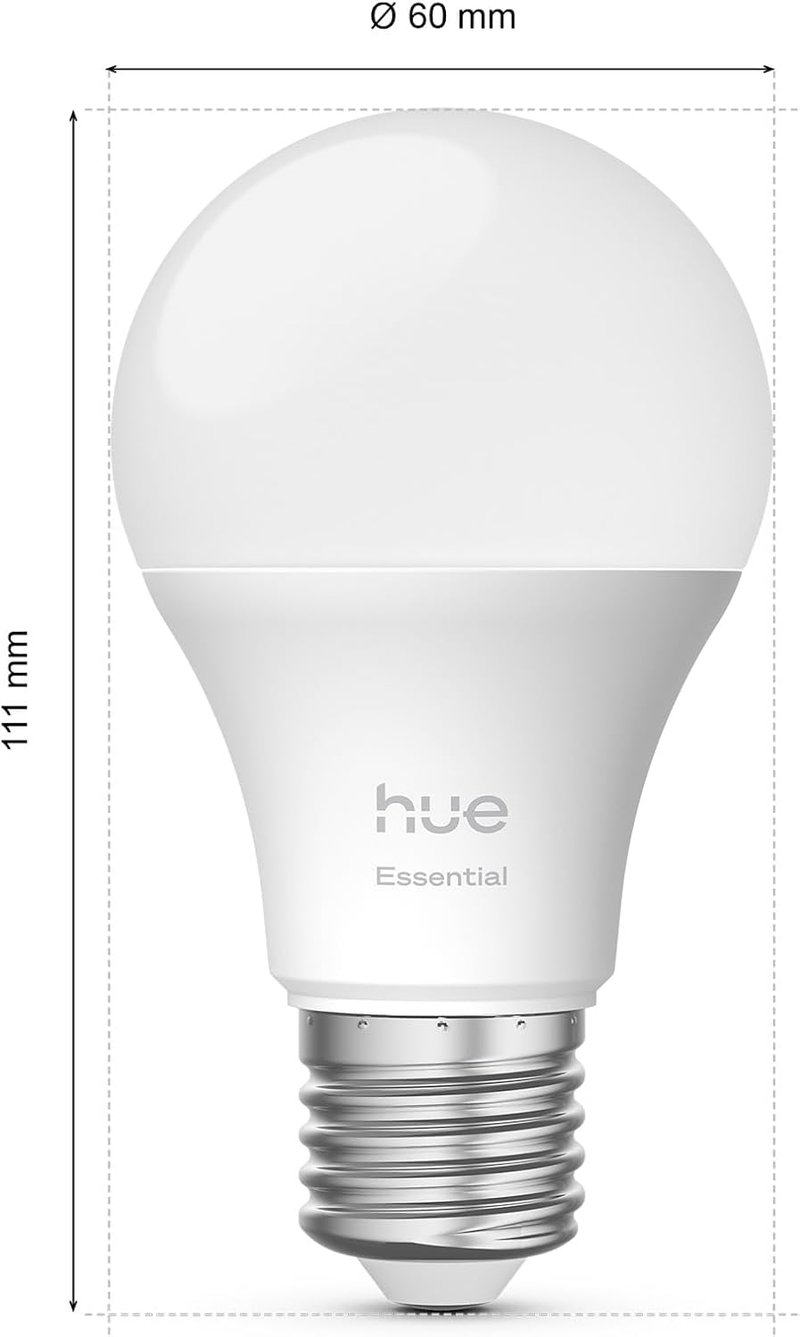 Philips Hue Essential E27 okos LED izzó 4db, dimmer, fehér és színes