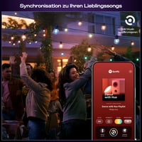 Philips Hue Festavia Globe 14m kültéri tündérfény, 20 lámpa, okos vezérlés 4