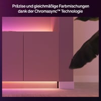 LED pásik Philips Hue Flux 3 m, 1200 lm, RGBWWIC, miešanie farieb Chromasync, strihateľný, rozšíriteľný, ovládanie aplikáciou a hlasom, flexibilné osvetlenie do interiéru 5