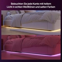 LED pásik Philips Hue Flux 3 m, 1200 lm, RGBWWIC, miešanie farieb Chromasync, strihateľný, rozšíriteľný, ovládanie aplikáciou a hlasom, flexibilné osvetlenie do interiéru 3