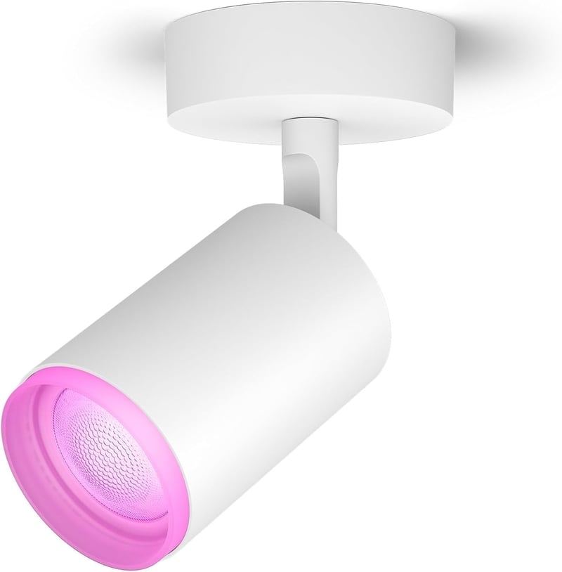 Philips Hue Fugato 1 Spotlámpa, Fehér, 16 Millió Szín, Dimmer, Alexa Kompatibilis
