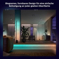 Predlžovací LED pásik Philips Hue Gradient Lightstrip White and Color Ambiance 1 m, 16 miliónov farieb, nastaviteľný jas, ovládanie cez aplikáciu, AI 5