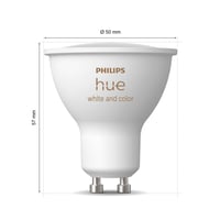 Bec LED Philips Hue GU10, pachet de 2 bucăți - Iluminat inteligent, lumină ambientală 7