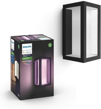 Lampă de perete de exterior Philips Hue Impress, iluminat pentru grădină, design îngust 1