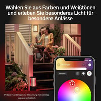 Philips Hue Impress vanjska podna svjetiljka, vrtna rasvjeta, crna 8