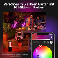 Philips Hue Impress vanjska podna svjetiljka, vrtna rasvjeta, crna 6