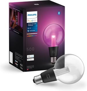 Inteligentná žiarovka Philips Hue Lightguide G95 E27 – biele a farebné svetlo