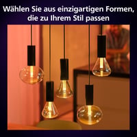 Bec inteligent LED Philips Hue Lightguide, formă ST70 Globe, soclu E27, iluminat ambiental 3