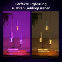 Bec inteligent LED Philips Hue Lightguide, formă ST70 Globe, soclu E27, iluminat ambiental 4
