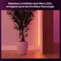 Philips Hue OmniGlow 10 m mikro LED pásik, 2700 lm, farebný LED pásik, ohybné nepriame osvetlenie, možnosť strihania, ovládanie cez aplikáciu a hlasom 2