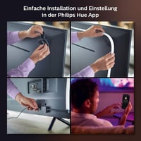 Philips Hue Play Gradient Lightstrip 65-palcové podsvietenie TV, 16 miliónov farieb, inteligentný LED pásik, čierny 4