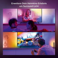 Bandă LED Philips Hue Play Gradient pentru televizoare de 75 inchi, 16 milioane de culori, efect Ambilight 5