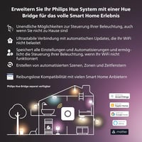 Set 2 bare luminoase LED Philips Hue Play, negru, 16 milioane de culori, control prin aplicație, compatibil cu Amazon Alexa 8