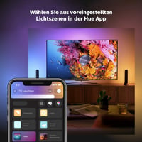 Unitate de extensie Philips Hue Play Lightbar – Negru, Iluminat ambiental, 16 milioane de culori, control prin aplicație, compatibil cu Alexa 9