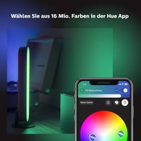 Unitate de extensie Philips Hue Play Lightbar – Negru, Iluminat ambiental, 16 milioane de culori, control prin aplicație, compatibil cu Alexa 6