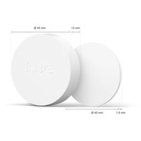 Inteligentný vypínač Philips Hue Smart Button, biely, bezdrôtový stmievač pre systém Hue, bez nutnosti inštalácie, nová generácia 7