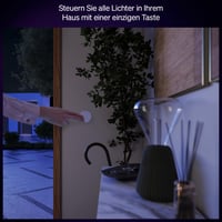 Inteligentný vypínač Philips Hue Smart Button, biely, bezdrôtový stmievač pre systém Hue, bez nutnosti inštalácie, nová generácia 4